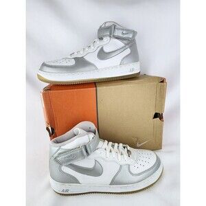 Vintage Nike 2001 Air Force 1 Mid B 624039-102 Size 11.5  Sneaker Shoe One White